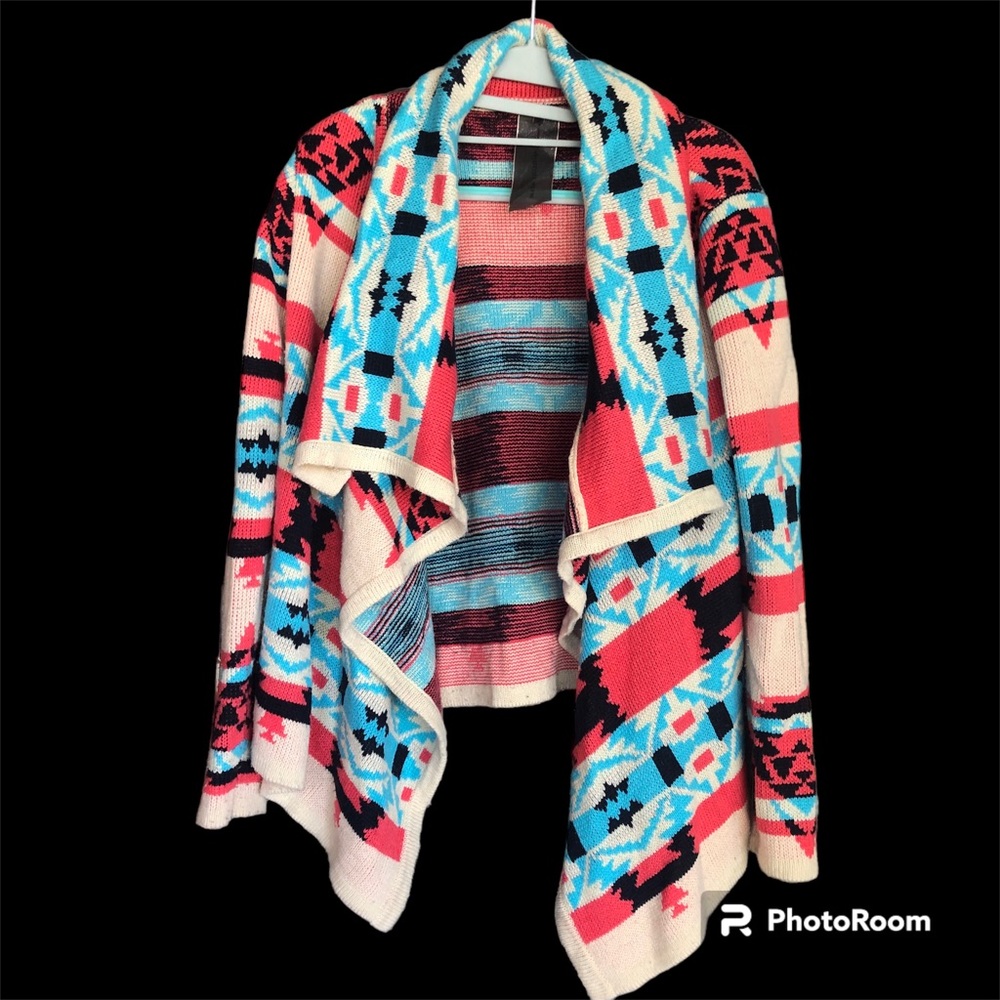 Moon Collection Aztec Cardigan Medium - Picture 2 of 8